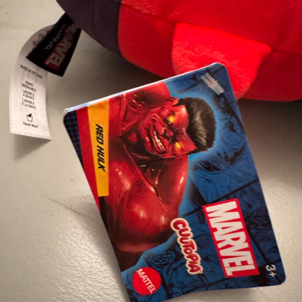 Marvel x Mattel Red Hulk Plush (2024)